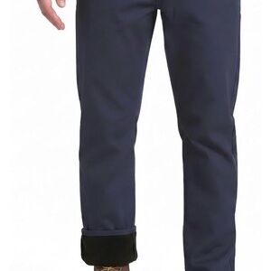 Men's Fleece Lined Pants-Straight Fit 32x34